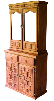 VITRINA RUSTICA CHICA 1.2 M