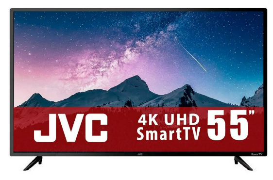 TV PANTALLA JVC 55"  SI55URF SMART TV ROKU 4K