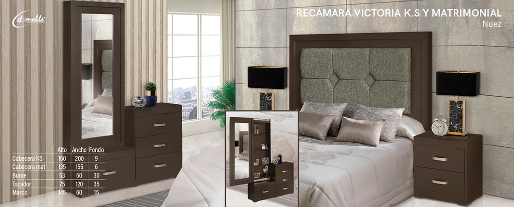 RECAMARA KING SIZE VICTORIA NUEZ