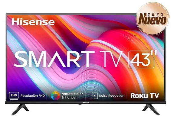 TV PANTALLA HISENSE 43" 43A4KR FULL ROKU