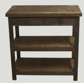 MESA PARA COCINA CON 2 CAJONES