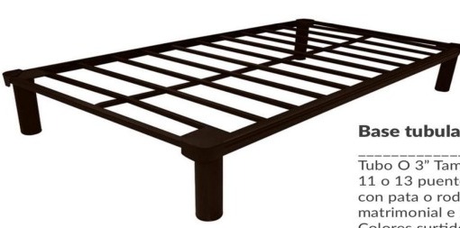BASE MATRIMONIAL TUB 3" DUELA SIN CABECERA