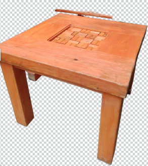 MESA RUSTICA 4 SILLAS