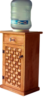 MUEBLE PORTA GARRAFON RUSTICO CHICO