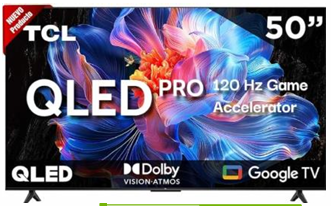 TV PANTALLA TCL 50" 50Q5K GOOGLE 4K SMART