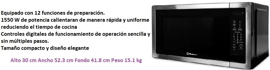 H MICROONDAS KOBLENZ 1.13 MWKM-11IHA NEGRO