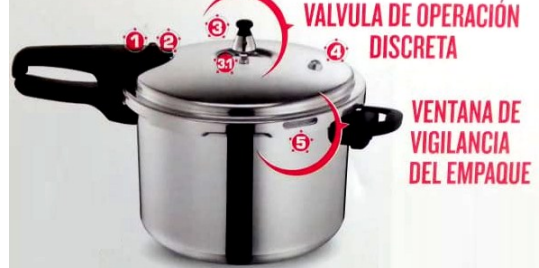 OLLA DE PRESION T-FAL 5.7 LITROS