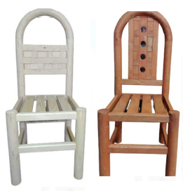 SILLA RUSTICA MADERA