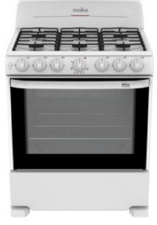 ESTUFA MABE 30" E/E EM7630BAPB1 BCA CUBIERTA PORC