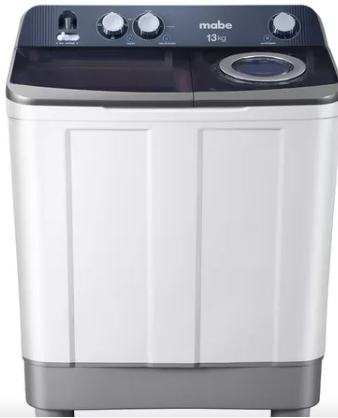 LAVADORA MABE 13 KG. DOS TINAS