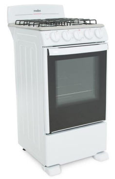 ESTUFA MABE 20 E/E EM5040BAIB0 BLANCA ACERO INOX