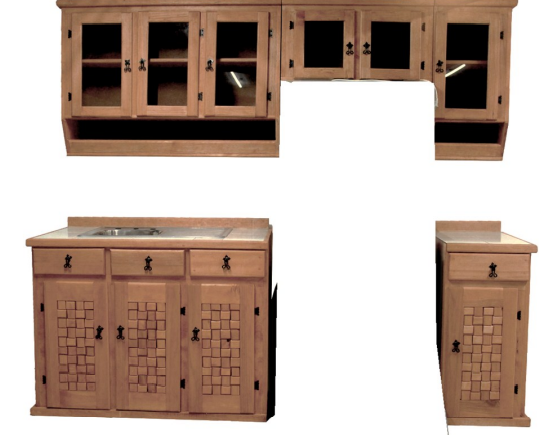 COCINA RUSTICA 5 PZS