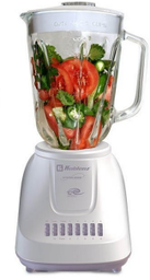 [3960] LICUADORA KOBLENZ 10 VEL LKM-5910 VB VIDRIO/BLANCA