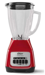 [3955] LICUADORA OSTER 2 VEL KALIMAN BLSTKAG-RPB-013 VIDRIO ROJA