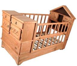 [1509] CUNA INDIVIDUAL RUSTICA CASITA