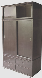 [2384] ROPERO ATENEA CHOCOLATE O NOGAL