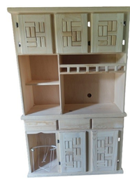 [4071] MUEBLE RUSTICO DESPENSERO CON PORTA GARRAFON