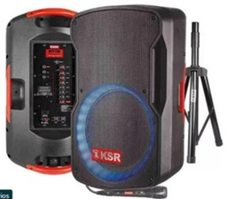 [4174] BOCINA KAISER 15" 25,000 WTS RECARGABLE MSA7515MX