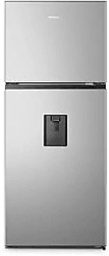 [4237] REFRIGERADOR HISENSE 14 PIES RT14N6CDX SILVER C/DESP INVERTER