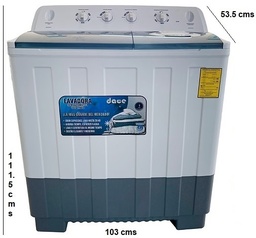 [4314] LAVADORA DACE 28 KG. DOS TINAS LS-2801