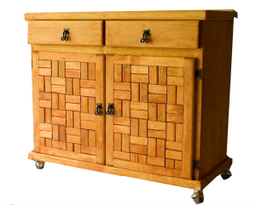 [1367] MUEBLE RUSTICO DE 2 PTAS C/LOSETA