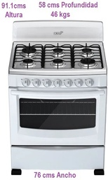 [4324] ESTUFA ACROS 30" E/C BLANCA AF-5433Q