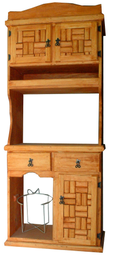 [1943] MUEBLE PORTA MICRO DUO RUSTICO GDE