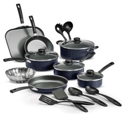 [4439] BATERIA TRAMONTINA 18 PZAS GRIS OXFORD PRIMAWARE