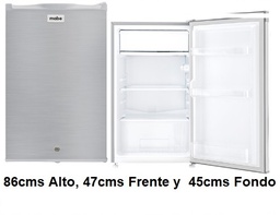 [4461] REFRI FRIGOBAR MABE 4" 2-RMF0411PYMX0 INOXIDABLE