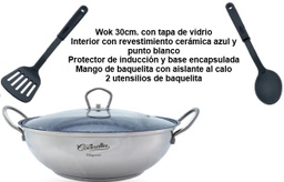 [4478] SARTEN COCINALIA WOK CHINO 30 CMS