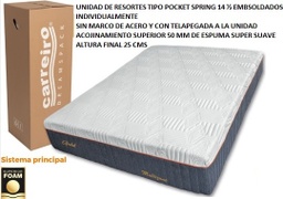 [4499] COLCHON MATRIMONIAL DREAM GOLD ORO CARREIRO