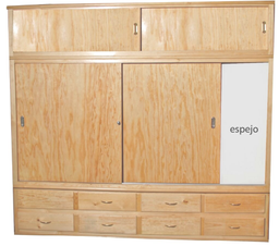 [2049] ROPERO THALIA GRANDE CHOCOLATE O NOGAL