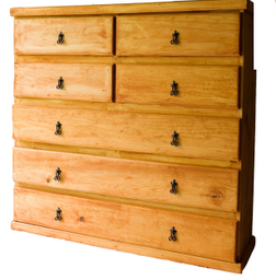 [1942] CAJONERA RUSTICA 7 CAJONES GRANDE