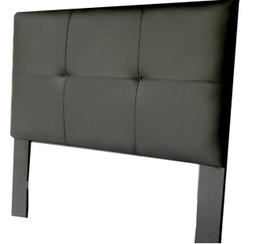 [2139] CABECERA MATRIMONIAL VINIPIEL CHOCO