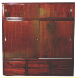 [2675] ROPERO THALIA MEDIANO NOGAL O CHOCOLATE