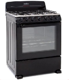 [3014] ESTUFA MABE 30"  E/C EM7641BAIN0 NEGRA CUB AC/INOX
